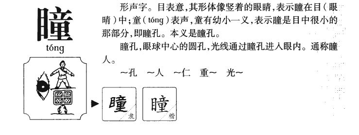 字典 康熙字典 康熙字典解释【午集中【目字部】