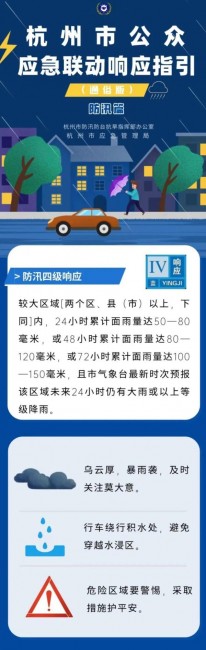注意！杭州全市将出现区域性大到暴雨，局部大暴雨天气！