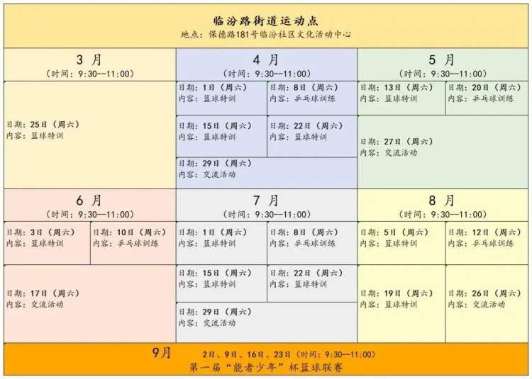 “能者少年”运动营第一期开班招生！静安5个运动点等你来